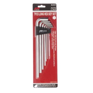 Набор ключей шестигранных Г-обр. 7пр экстрадлинных 2.5-10мм JTC фото