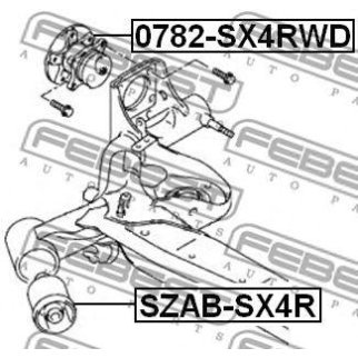 Подшипник ступицы FEBEST 0782-SX4RWD фото
