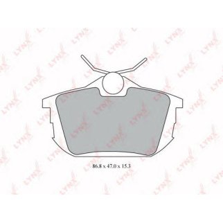 Колодки тормозные задние дисковые к-кт LYNXauto BD-5523 фото