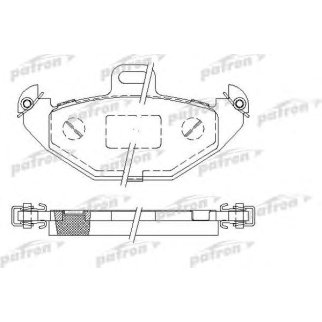 Колодки тормозные PATRON PBP1278 фото