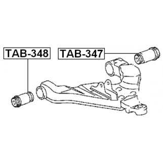 Сайлентблок FEBEST TAB-348 фото 2