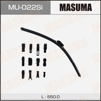 Щетка стеклоочистителя 550 мм бескаркасная 1 шт MASUMA Beam Wiper Blade MU-022Si фото