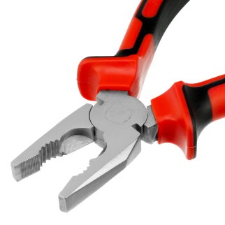 Плоскогубцы 200мм NICKEL никелированные, двухкомпонентные рукоятки MATRIX фото 4