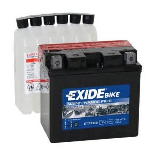 Аккумулятор мото EXIDE ETZ7-BS фото