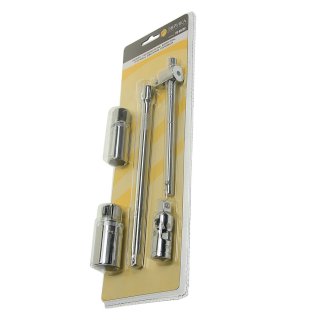 Набор инструмента удлинители, преходники 5пр. ЭВРИКА фото