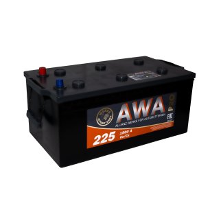 Аккумуляторная батарея AWA PRO 6СТ225 VLR (+ слева) 516х273х234 Россия фото