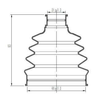 Пыльник ШРУСа TRIALLI FG 0812 фото 3