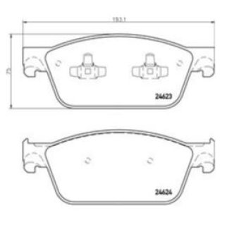 Колодки тормозные передние к-кт TRIALLI PF 1841 фото 4
