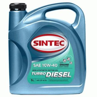 Масло моторное SINTEC TURBO DIESEL 10W40 CF-4/SJ 5л фото