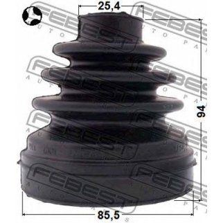 2915DIIIT_пыльник шрус внутренний комплект 85.5X94X25.4! Land Rover Discovery III 05-09 фото