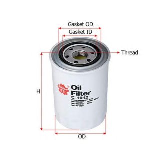 Фильтр масляный SAKURA C1012 фото