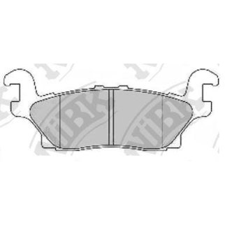 Колодки тормозные задние дисковые к-кт NiBK PN0499 фото