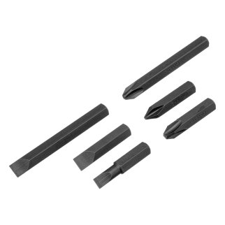 Отвертка ударно-поворотная 1/2, набор бит, 6 шт. в пласт. боксе MATRIX 11575 фото 8