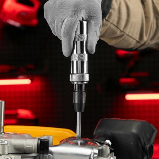 Отвертка ударно-поворотная 1/2, набор бит, 6 шт. в пласт. боксе MATRIX 11575 фото 1