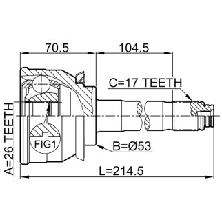 ШРУС наружный FEBEST 0610-004 фото 2