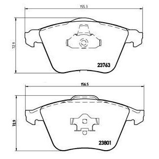 Колодки тормозные передние к-кт TRIALLI PF 4165 фото 2