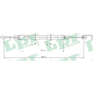 Трос стояночного тормоза LPR фото