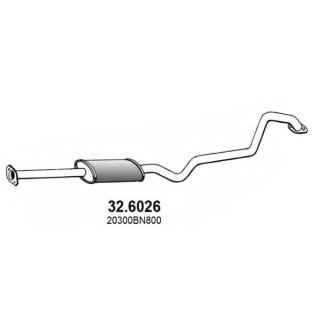 Глушитель средняя часть ASSO 32.6026 фото