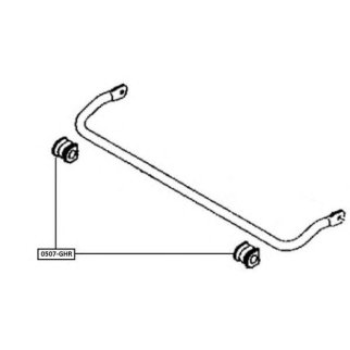 Втулка заднего стабилизатора ASVA 0507-GHR фото