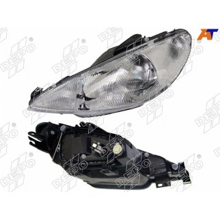 Фара левая DEPO 550-1120L-LD-EM фото