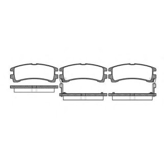 Колодки тормозные REMSA _034702 фото