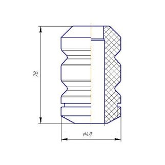Отбойник амортизатора TRIALLI BC 0131 фото 3