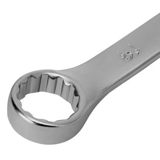 Ключ комбинированный 19 мм, CrV, матовый хром STELS фото 4