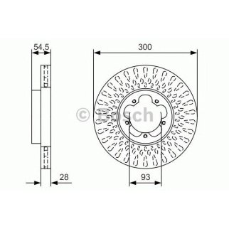 Диск тормозной BOSCH 0 986 479 B11 фото
