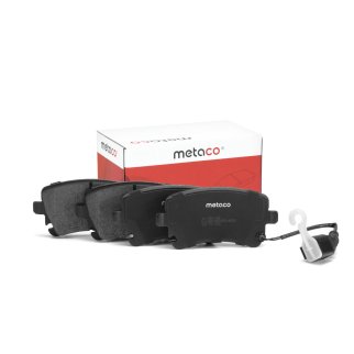 Колодки тормозные задние дисковые к-кт metaco 3010-035 фото