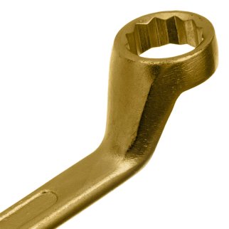 Ключ накидной, 20 х 22 мм, желтый цинк// Сибртех фото 4