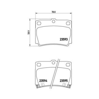 Колодки тормозные задние фото