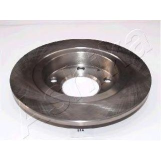 Диск тормозной задний ashika 61-03-314 фото