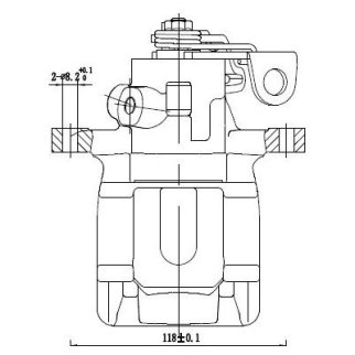 Суппорт тормозной задний TRIALLI CF 095118 фото 4