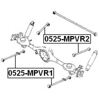 Тяга задняя продольная FEBEST 0525-MPVR1 фото 2