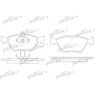 Колодки тормозные передние к-кт PATRON PBP901 фото