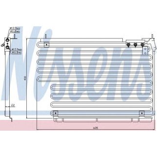 Радиатор кондиционера Nissens 94216 фото