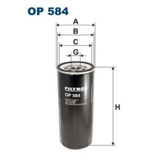 Фильтр масляный FILTRON OP 584 фото