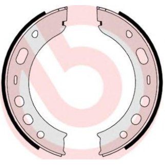 Комплект тормозных колодок стояночная тормозная система фото