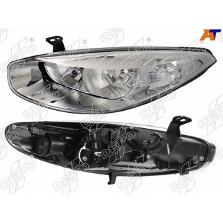Фара левая DEPO 551-1184LMLD-EM фото