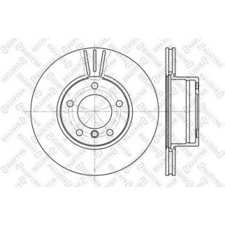 6020-1536V-SX_диск тормозной передний! BMW E39 2.0-3.5 M47-M62 95> фото