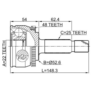 ШРУС KIA RIO 11-17 нар. фото 2