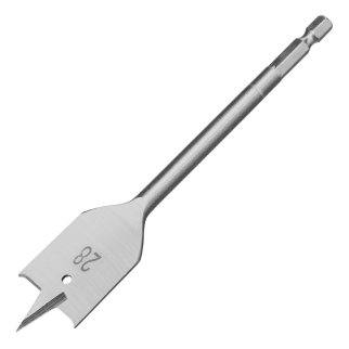 Сверло по дереву перовое 28мм 6-гранный хвостовик MATRIX фото