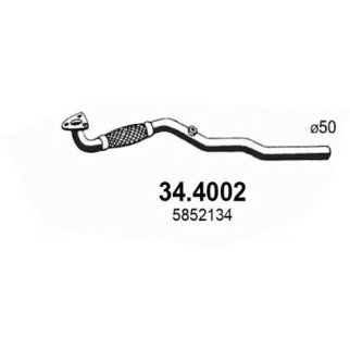Приемная труба глушителя ASSO 34.4002 фото