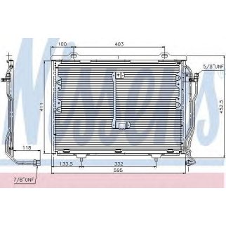 Радиатор кондиционера Nissens 94426 фото