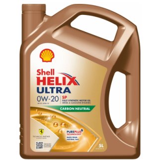 Масло моторное SHELL Helix Ultra SP 0W-20 синтетическое 5 л 550063071/600760082 фото