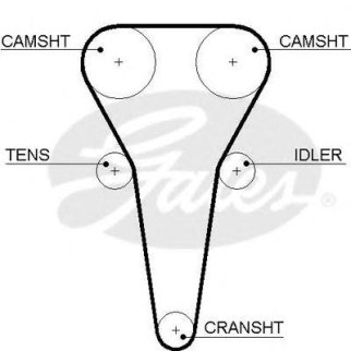 Ремень ГРМ GATES 5567XS фото