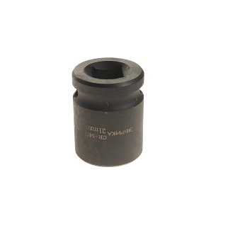 Головка торцевая 21мм 1/2" 6-гранная ударная L=40мм ЭВРИКА ER-95714 1/96 фото 1