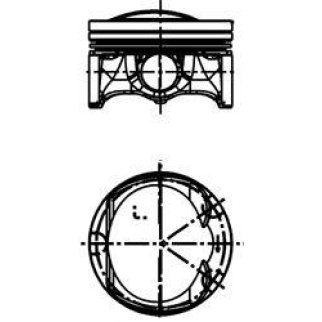 Поршень Kolbenschmidt 40 251 600 фото