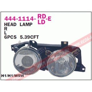444-1114L-LD-E_фара левая! BMW 5-serie E34 all models 09/88-97 фото