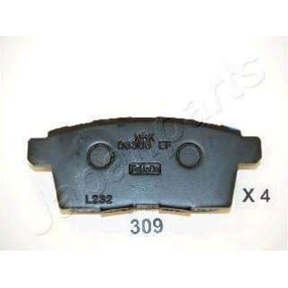 Колодки тормозные Japanparts PP-309AF фото